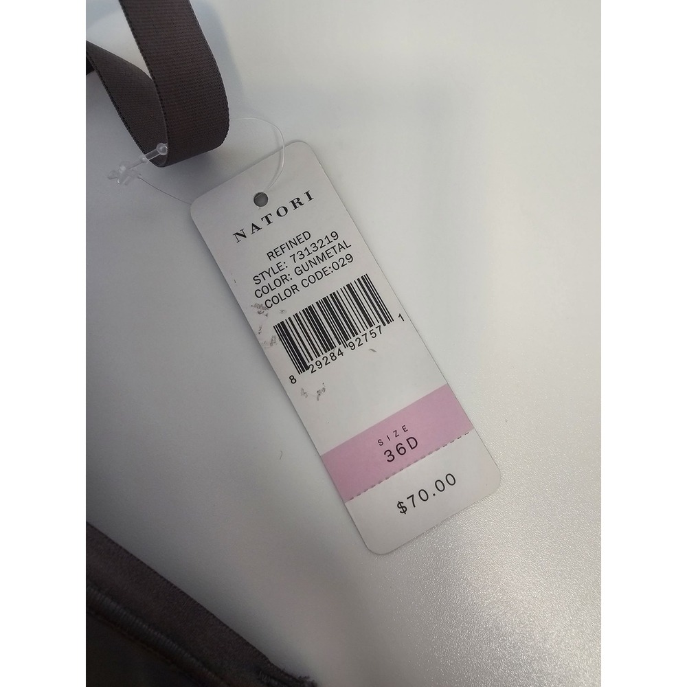 Natori bra 7313219 Refined Contour Underwire Dark Gray size 36D New - Picture 5 of 7